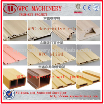 Eco-friendly Wood plastic composite WPC decking,floor,wall panel production line